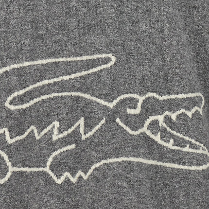 Comme Des Garçons Gray Wool Cardigan