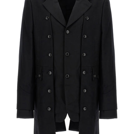 Comme Des Garçons Black Wool Coat
