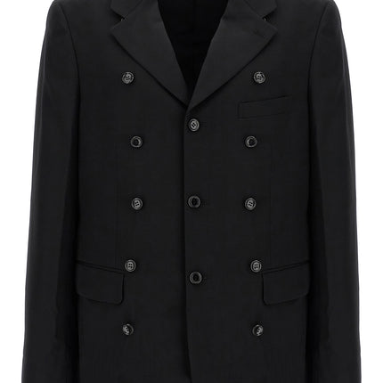 Comme Des Garçons Black Wool Coat