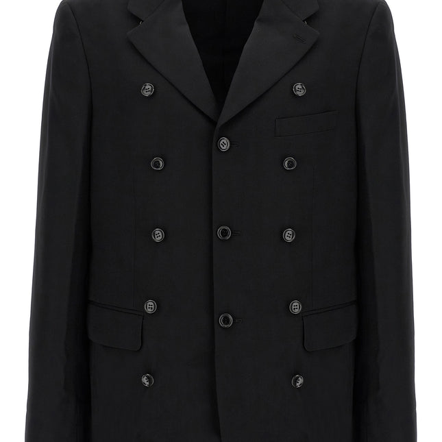 Comme Des Garçons Black Wool Coat