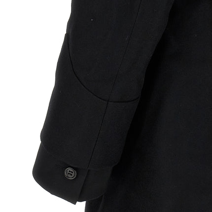 Comme Des Garçons Black Wool Coat