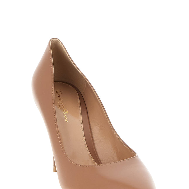 Gianvito Rossi Beige Calfskin High Heel Pumps