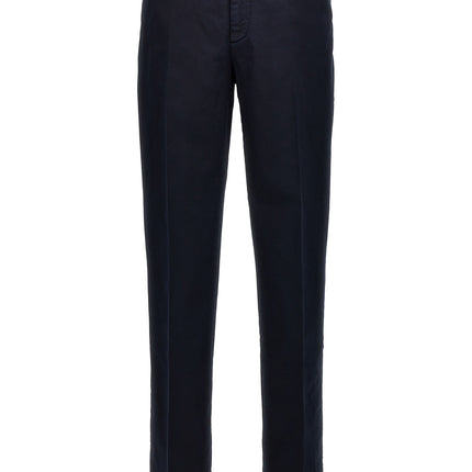 Brunello Cucinelli Blue Cotton Casual Pants