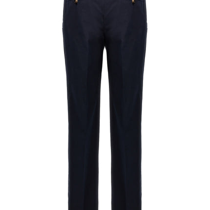 Brunello Cucinelli Blue Cotton Casual Pants
