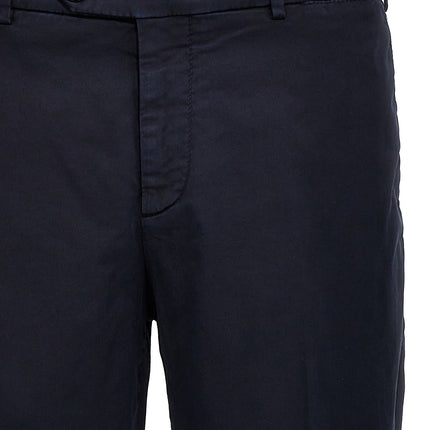 Brunello Cucinelli Blue Cotton Casual Pants