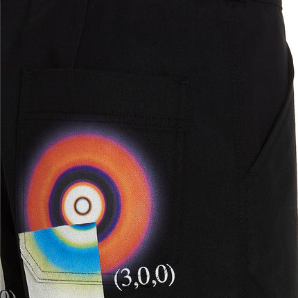 MSFTSrep Black Cotton Casual Pants