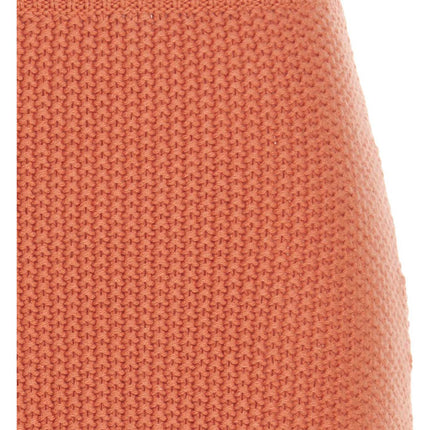 Chloé Orange Cashmere Mini Skirt