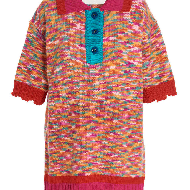 Andersson Bell Multicolor Marabou Polo Shirt