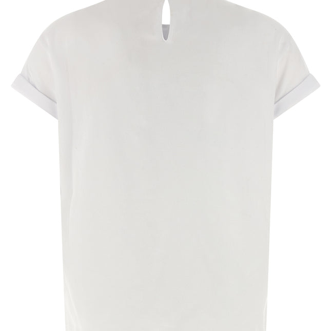 Brunello Cucinelli White Cotton T-Shirt