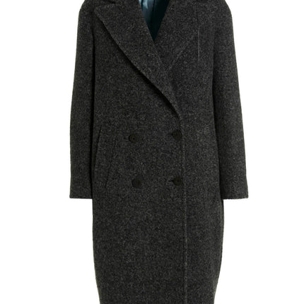 MAURIZIO MIRI Gray Viscose Coat