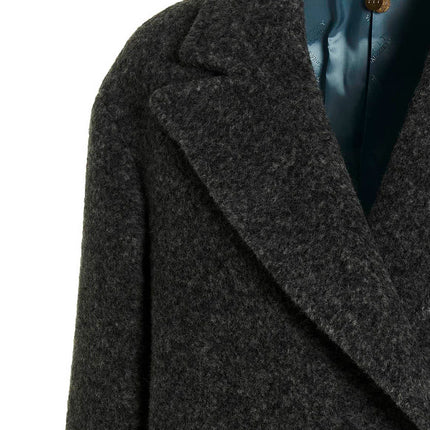 MAURIZIO MIRI Gray Viscose Coat