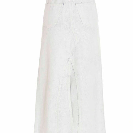 Maison Margiela White Cotton Mini Skirt