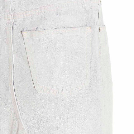 Maison Margiela White Cotton Mini Skirt