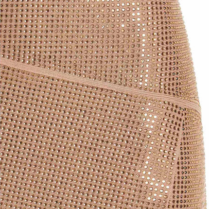 ANDREĀDAMO Beige Viscose Long Skirt