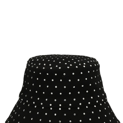 RUSLAN BAGINSKIY Black Wool Bucket Hat
