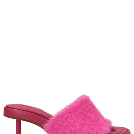Jacquemus Fuchsia Polyamide Mules