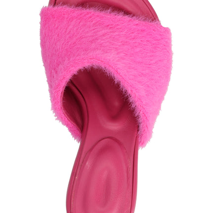 Jacquemus Fuchsia Polyamide Mules