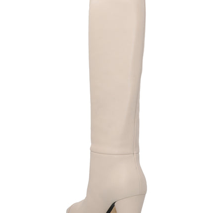 ALEVÌ White Leather Over The Knee