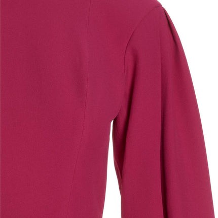 Giovanni Bedin Fuchsia Viscose Short Dress