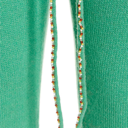 MIXIK Bicolor Cashmere Casual Pants