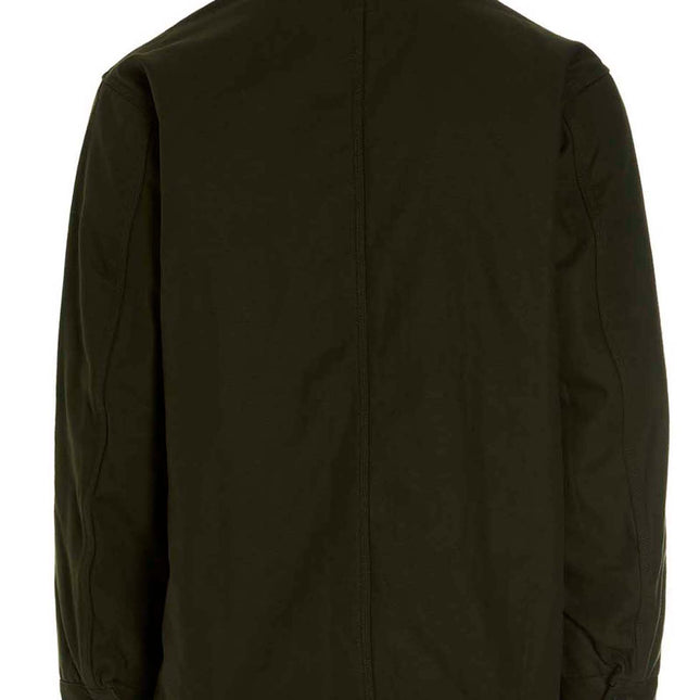 SOUTH2 WEST8 Bicolor Cotton Full-Length Jacket