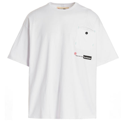INCOTEX RED X FACETASM White Cotton T-Shirt
