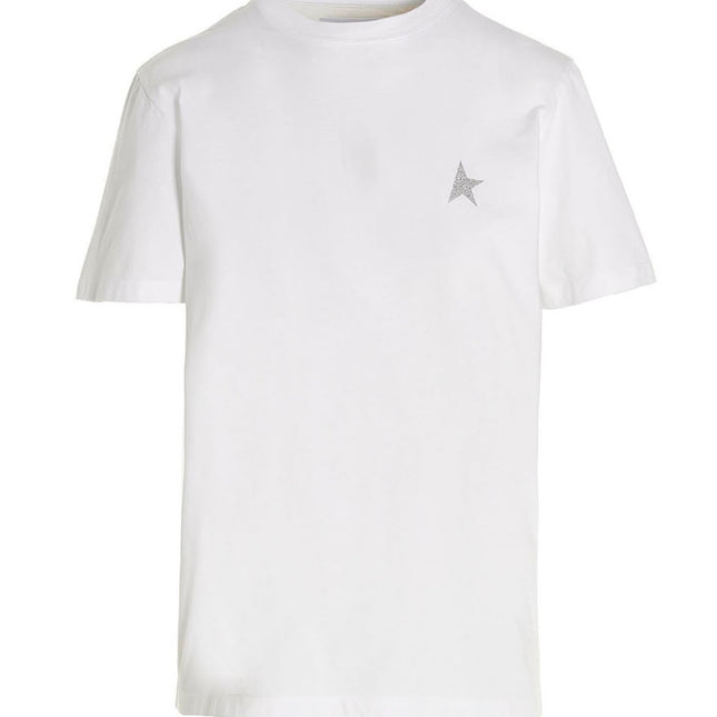 Golden Goose White Cotton T-Shirt