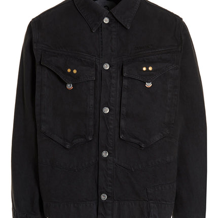 Objects IV Life Gray Cotton Denim Jacket