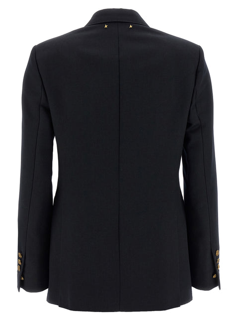 Golden Goose Blue Polyester Blazer
