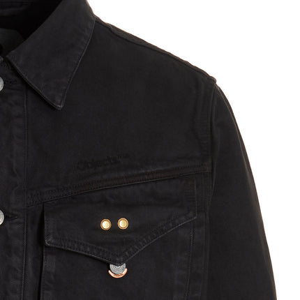 Objects IV Life Gray Cotton Denim Jacket