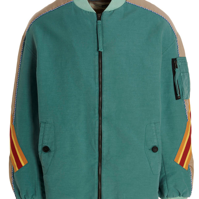 INCOTEX RED X FACETASM Blue Cotton Bomber