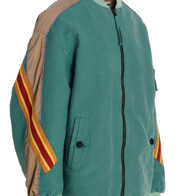 INCOTEX RED X FACETASM Blue Cotton Bomber