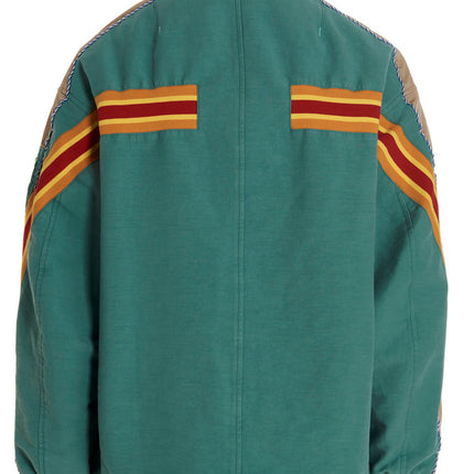 INCOTEX RED X FACETASM Blue Cotton Bomber