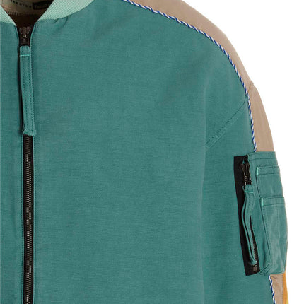 INCOTEX RED X FACETASM Blue Cotton Bomber
