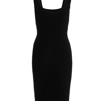 Wardrobe.Nyc Black Cotton Midi Dress