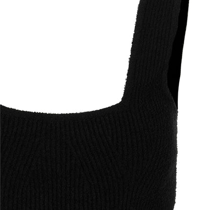 Wardrobe.Nyc Black Cotton Midi Dress