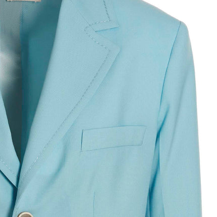 Marni Blue Virgin Wool Blazer