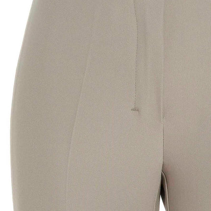 'S Max Mara Beige Viscose Flared Pants