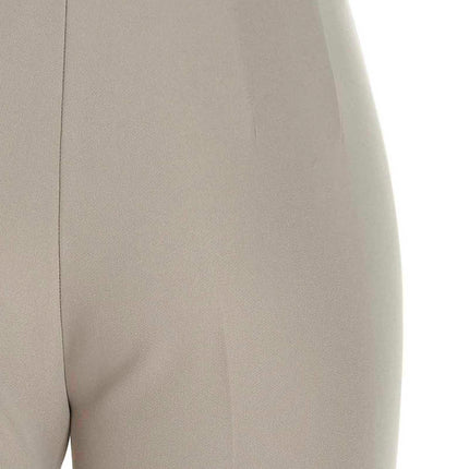 'S Max Mara Beige Viscose Flared Pants