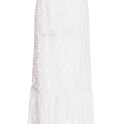 Giambattista Valli White Cotton Mini Skirt