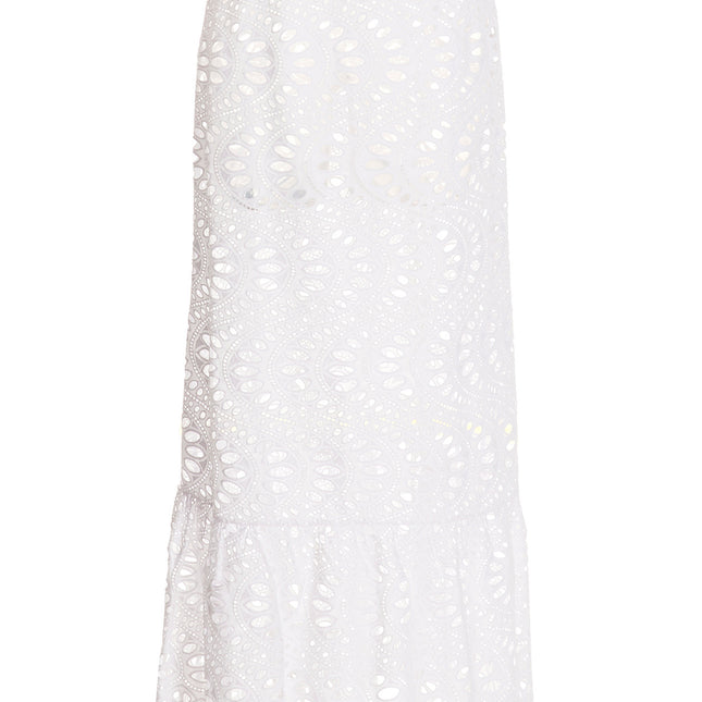 Giambattista Valli White Cotton Mini Skirt