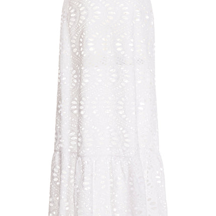Giambattista Valli White Cotton Mini Skirt