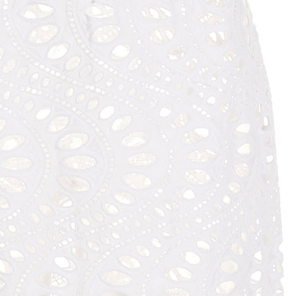Giambattista Valli White Cotton Mini Skirt