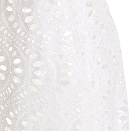 Giambattista Valli White Cotton Mini Skirt