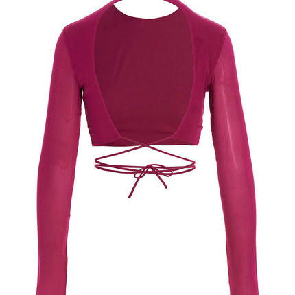 The Andamane Fuchsia Silk Shirt