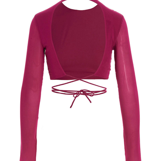 The Andamane Fuchsia Silk Shirt