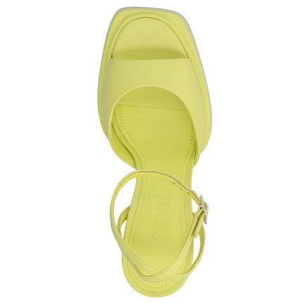 3Juin Bicolor Leather Stiletto Heel Sandals