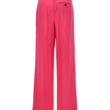 MSGM Fuchsia Virgin Wool Pants