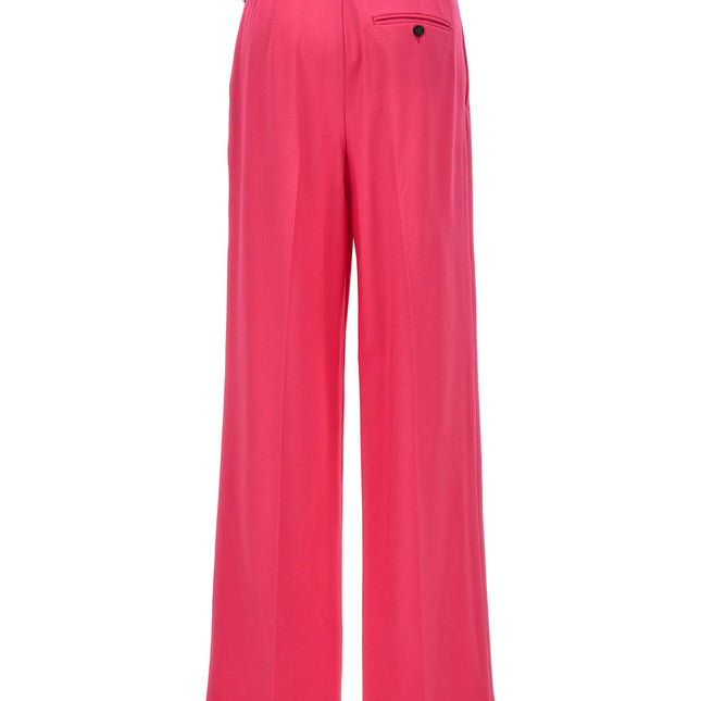 MSGM Fuchsia Virgin Wool Pants