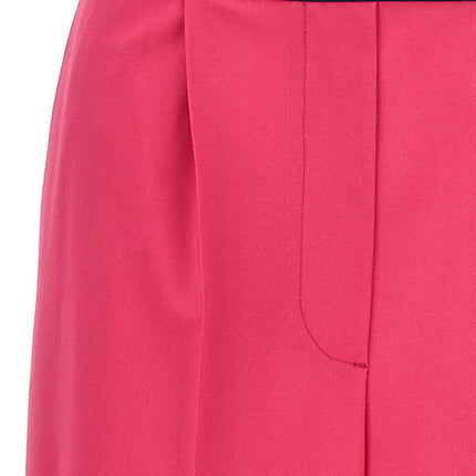 MSGM Fuchsia Virgin Wool Pants
